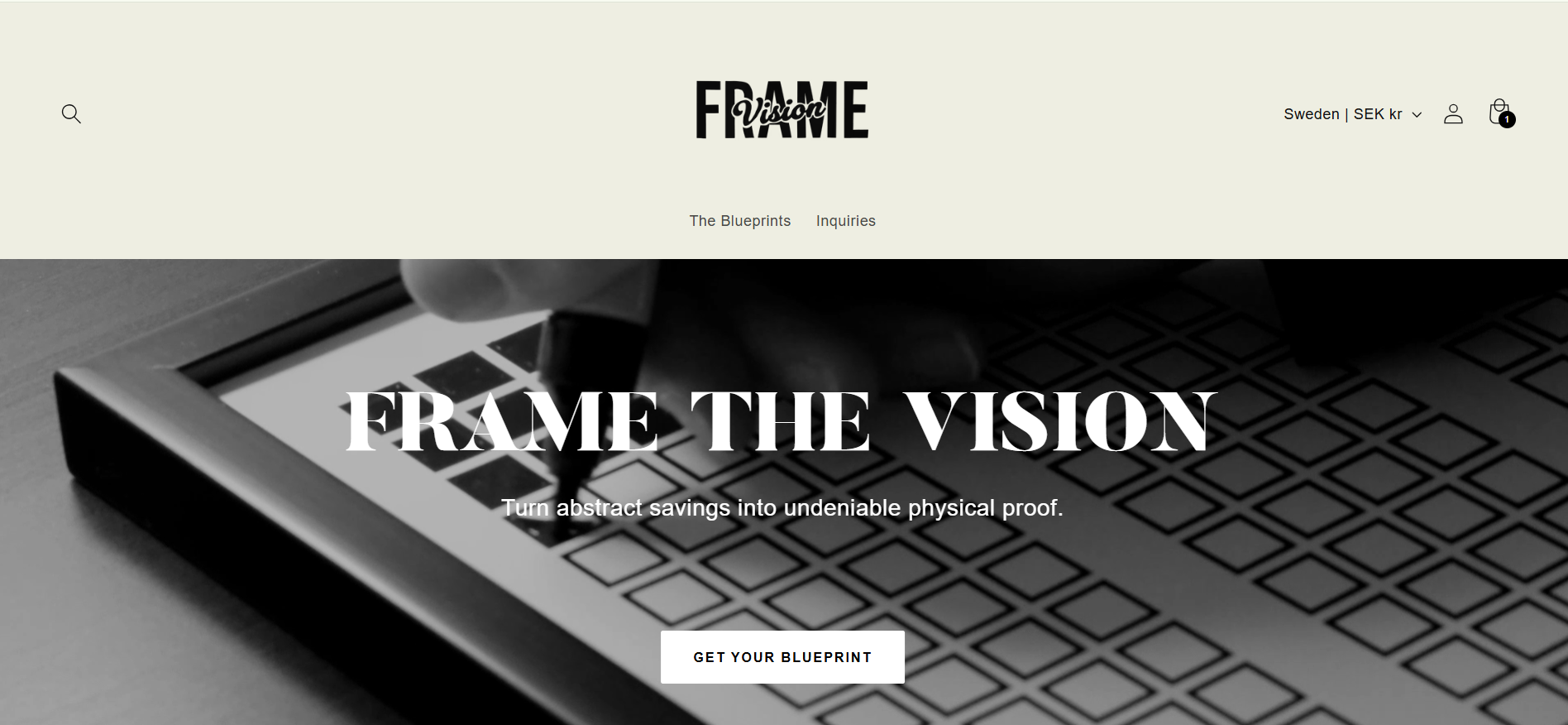 Vision Frame E-handel
